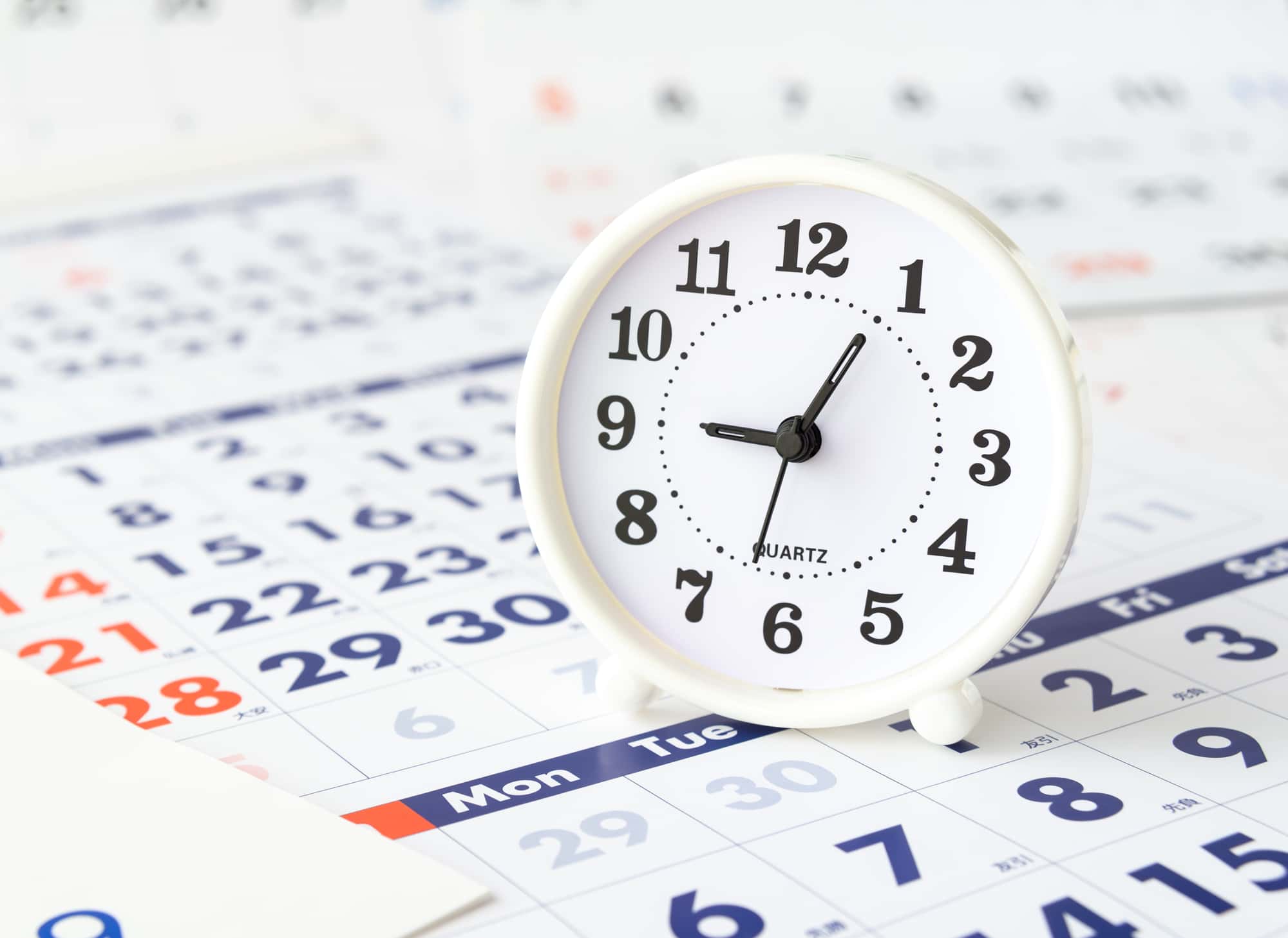 床矯正の治療期間のイメージ