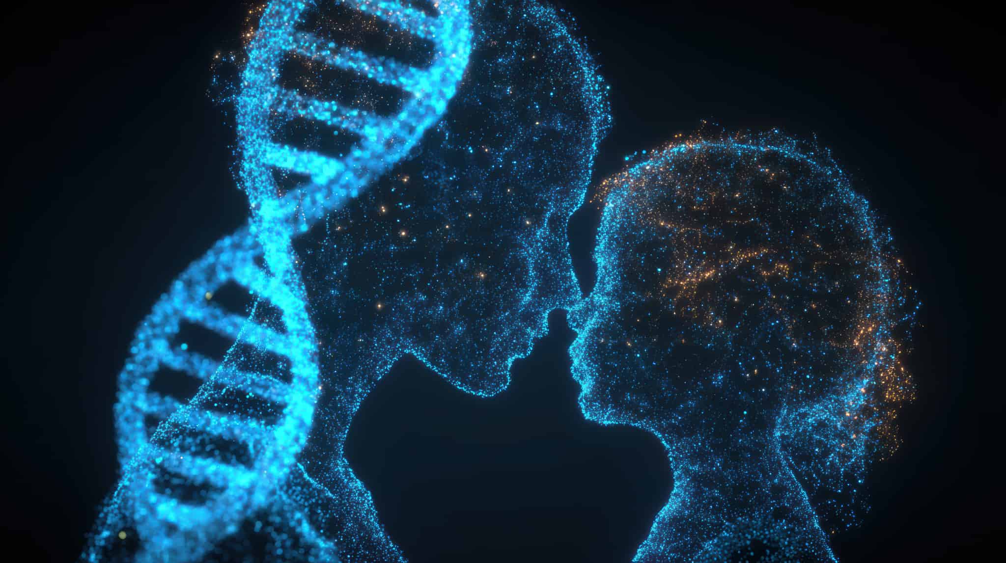 遺伝的要因が出っ歯の原因になるイメージ